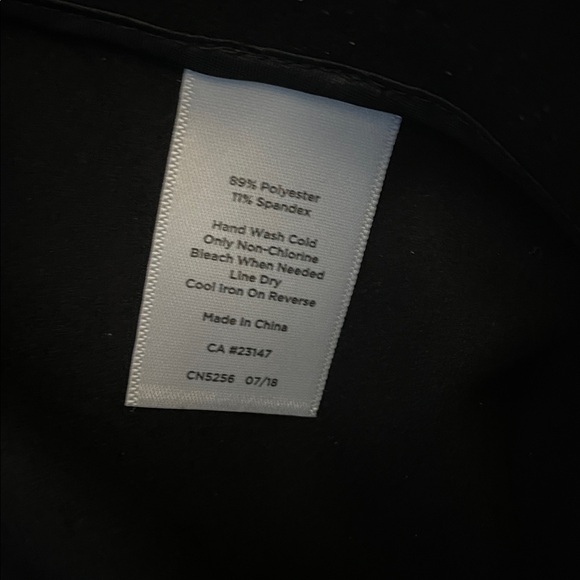 Talbots Black Stretch Suede Pants - Picture 9 of 10